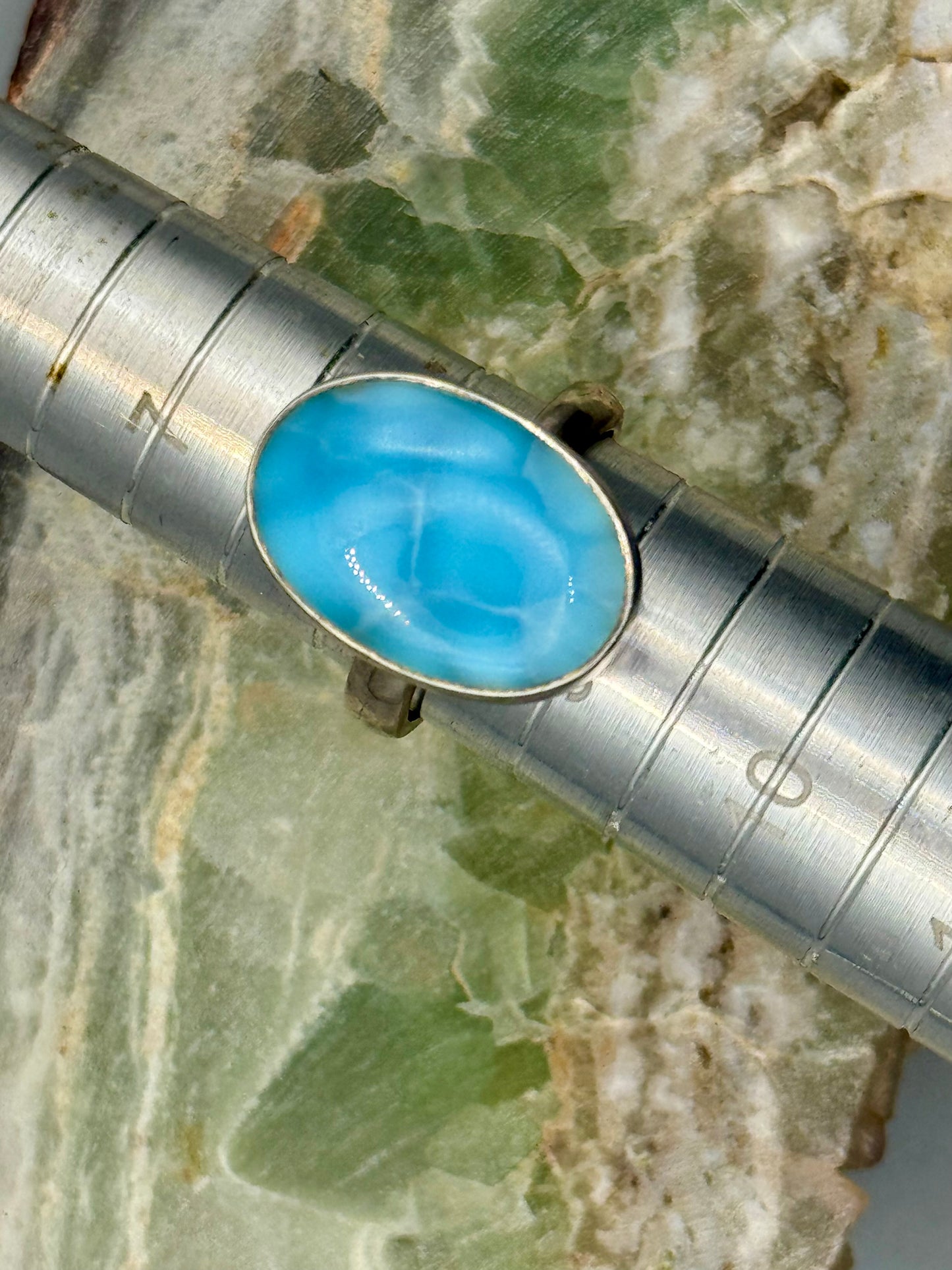 Larimar adjustable ring