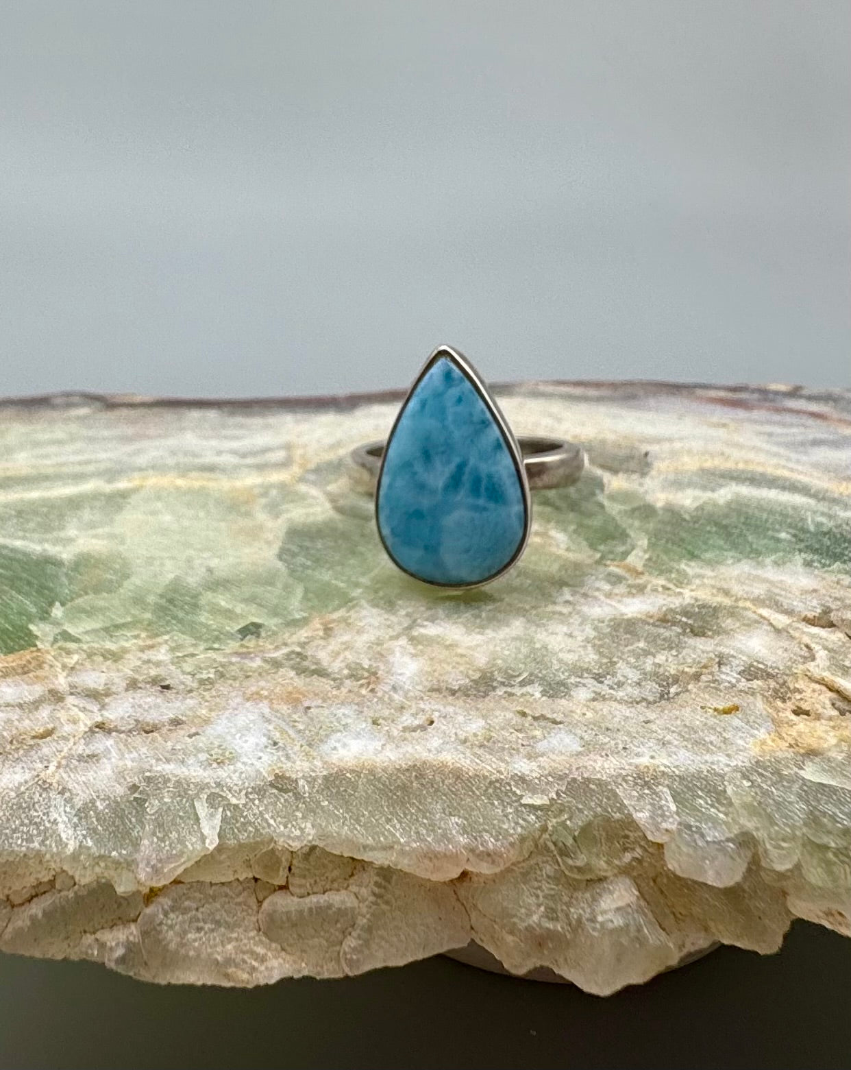 Larimar Adjustable ring