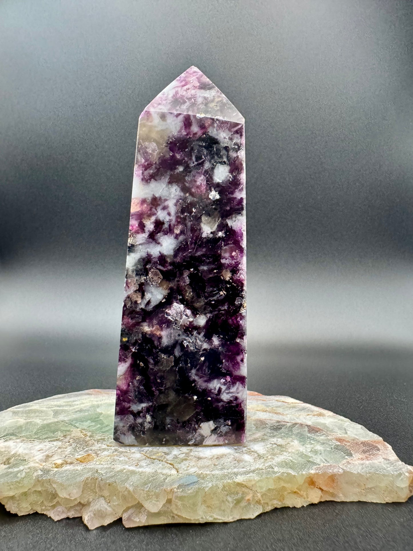 Lepidolite Tower