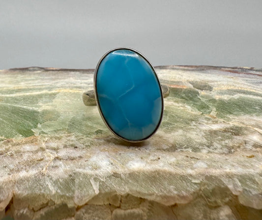 Larimar adjustable ring